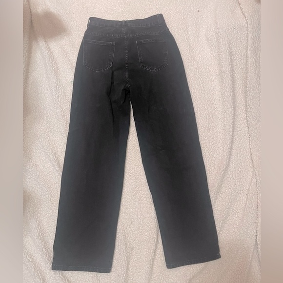 “mom” baggy distressed black jeans - Picture 2 of 2